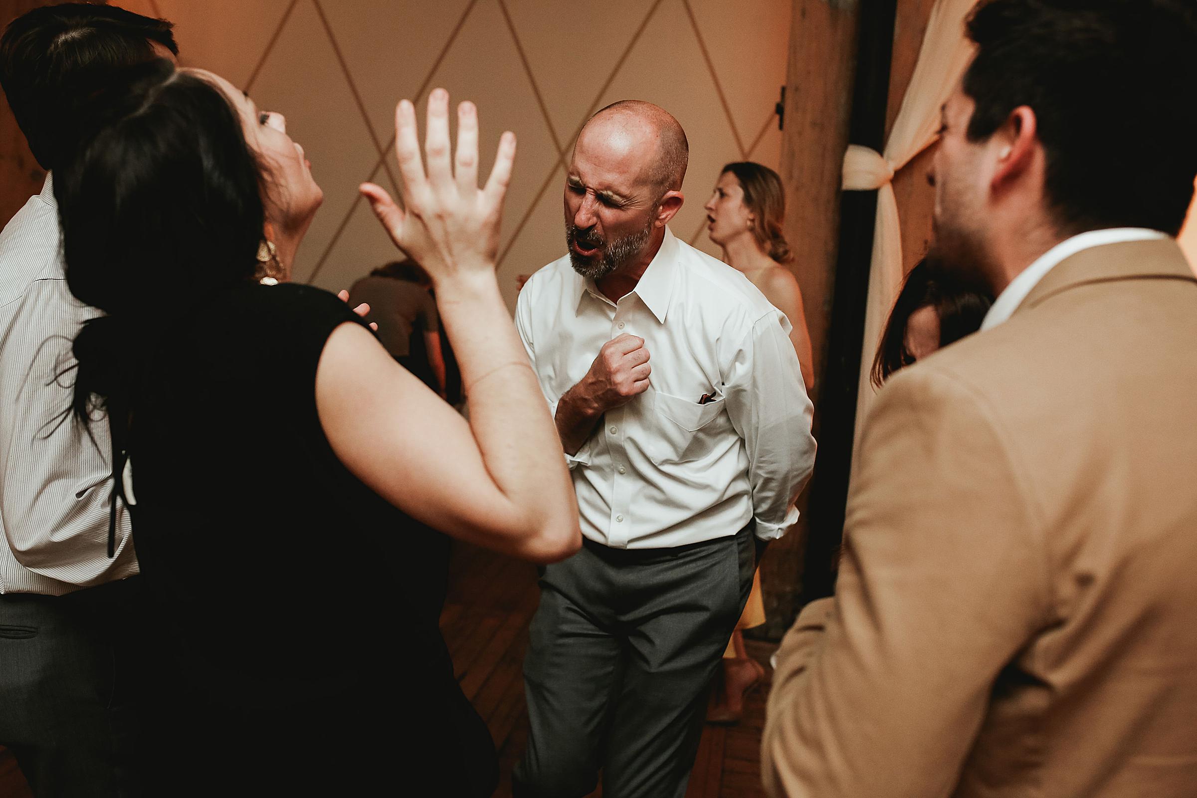 Omaha Wedding; Reception at Vintage Ballroom in the Old Market; Photographed by Juliana Montane Photography