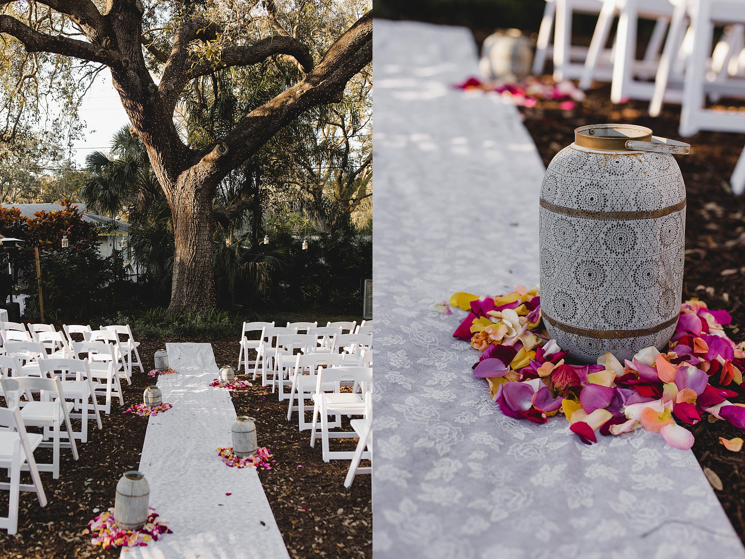 sarasota intimate wedding, ceremony details