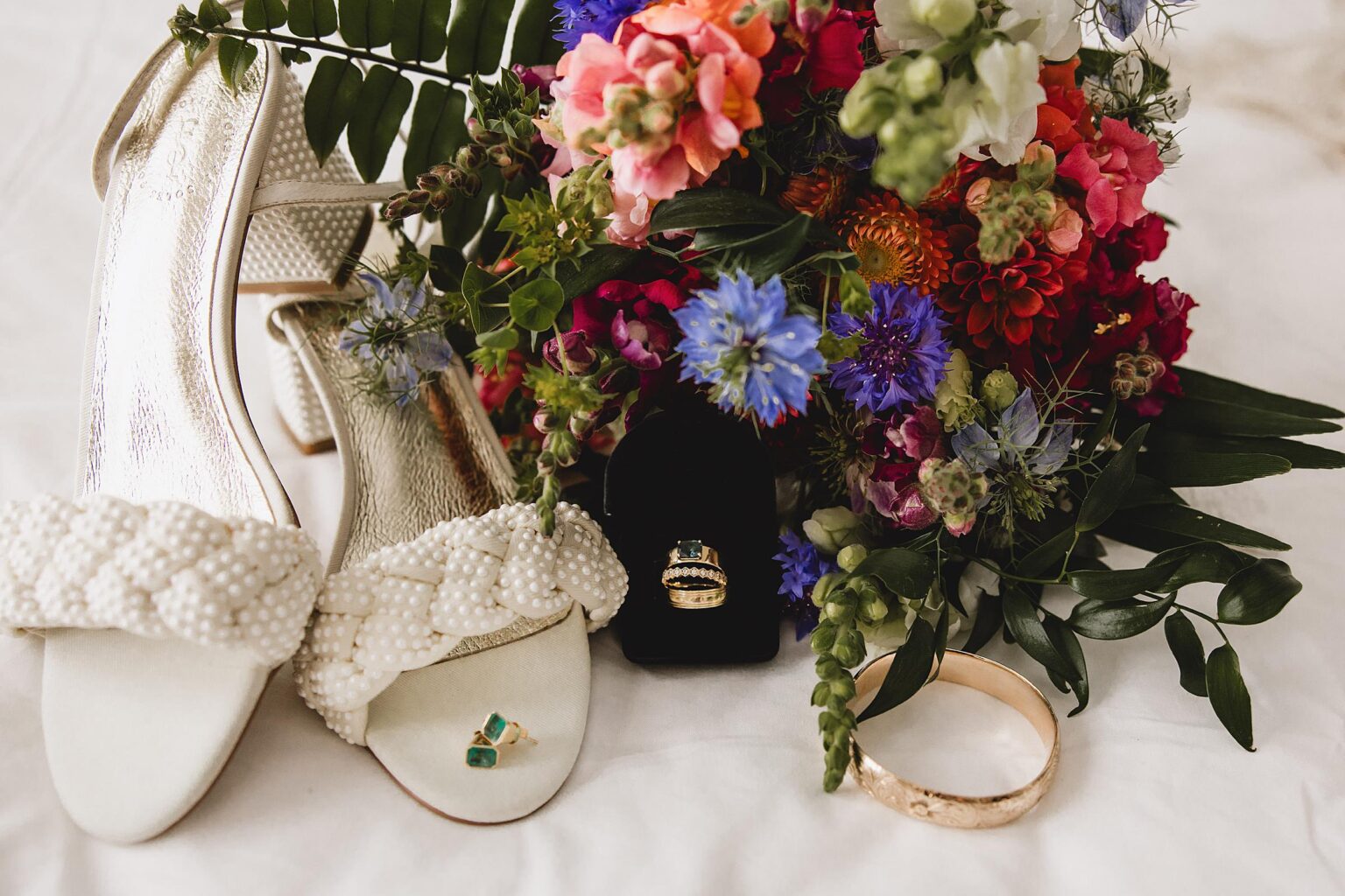 Bridal details at bradenton beach wedding. Photographed by Juliana Montane Photography.