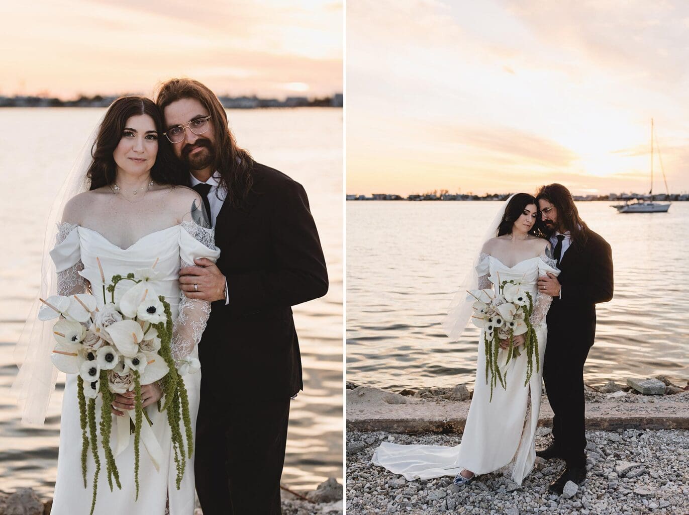 Bride & Groom photos at Wedding at The Fox Mercantile in Bradenton Florida photographed by Juliana Montane Photography